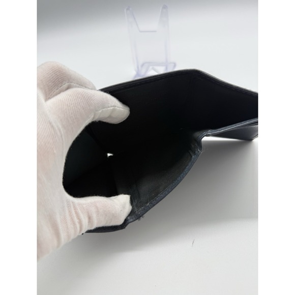 Fossil Brooks Trifold Wallet Blue Leather - Picture 7 of 8